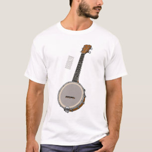 Banjo cartoon illustration  T-Shirt