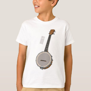 Banjo cartoon illustration  T-Shirt