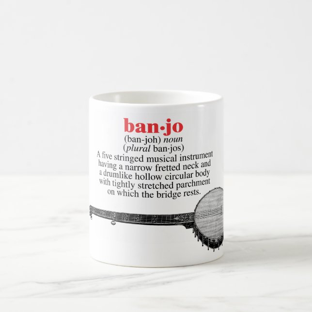 Banjo Definition Mug (Center)