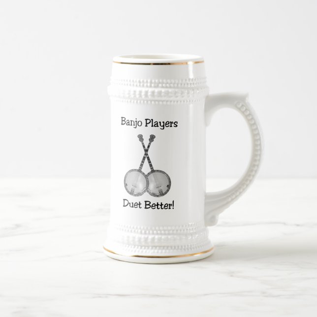 Banjo Duet Stein (Right)