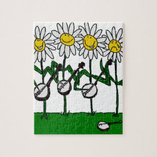 Banjo Flowers Jigsaw Puzzle