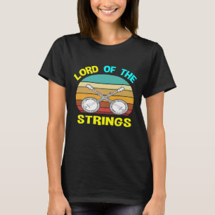 Banjo For Vintage Music Men Lord Of Strings T-Shirt