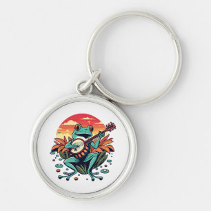 Banjo Frog Keychain