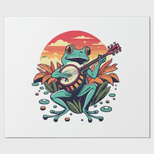 Banjo Frog Wrapping Paper