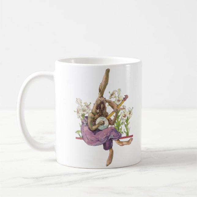 Banjo jouant la tasse de lapin (Gauche)