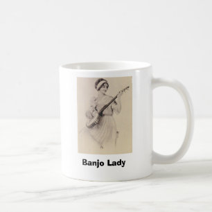 Banjo Lady, Banjos Rule Coffee Mug