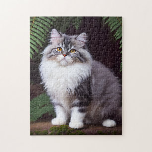 Banjo Le Chat Perse Fluffeux, Puzzle Jigsaw