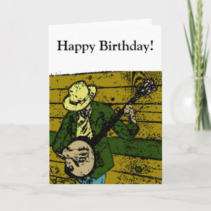 Banjo Man Card