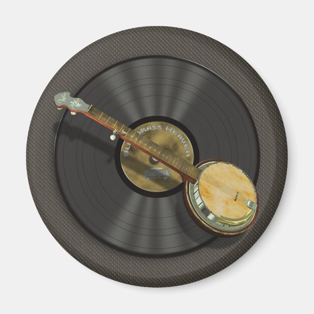 Banjo Music Fridge Magnets (Front)