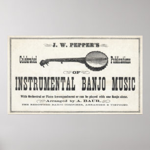 Banjo Music Poster