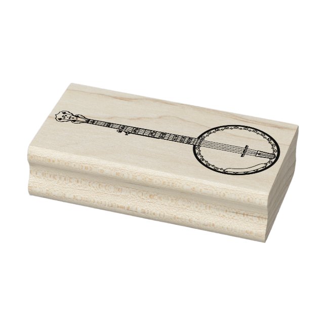 Banjo Musician Music Teacher Rubber Stamp (Stamp)