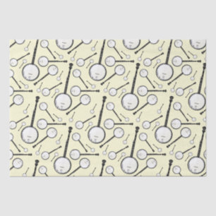 Banjo Musician Music Teacher Tissue Paper