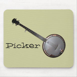 Banjo Picker Mouse Pad