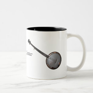 Banjo Picker Two-Tone Coffee Mug