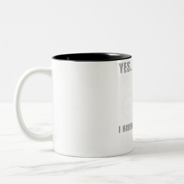 Banjo Player Confession - Yes, I Have a Problem: N Two-Tone Coffee Mug (Left)