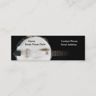 Banjo Player Contact Profile Card