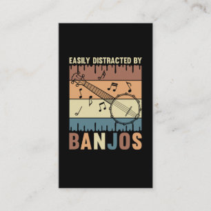 Banjo Player Folk Country Music Lover Business Card