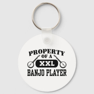 Banjo Player Keychain