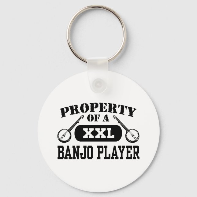 Banjo Player Keychain (Front)