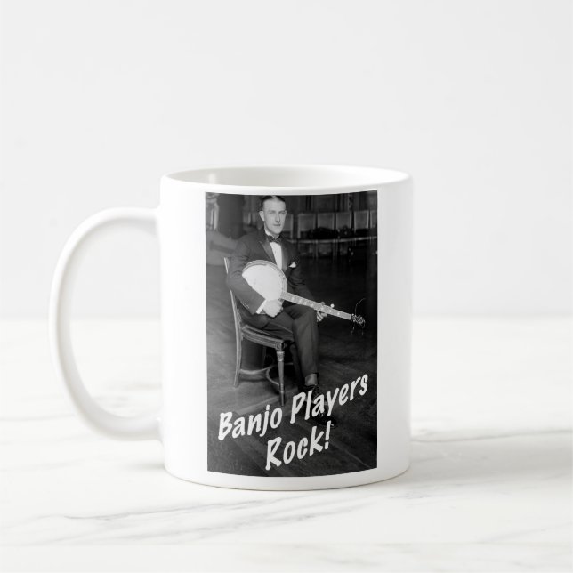 Banjo Players Rock Mug (Left)