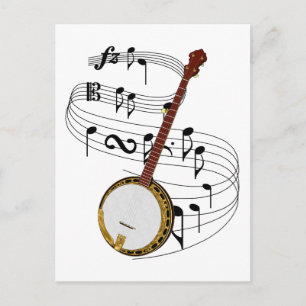 Banjo Postcard