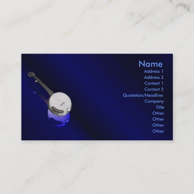 Banjo Profile Card (Front)