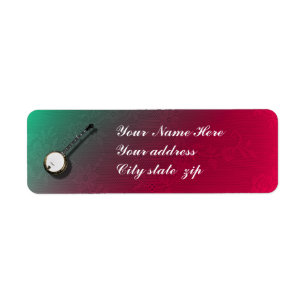 BANJO-RETURN ADDRESS LABEL
