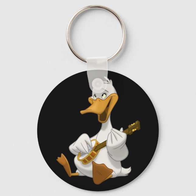Banjo-Strummin' Duck Keychain (Front)