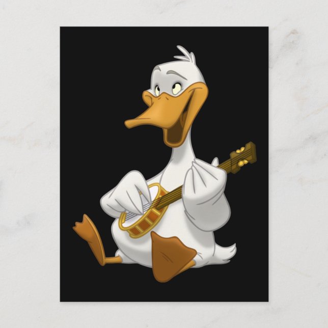Banjo-Strummin' Duck Postcard (Front)