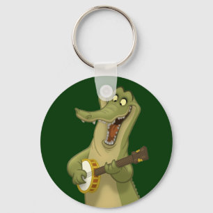 Banjo-Strummin' Gator Keychain