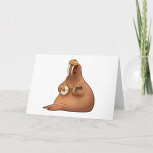 Banjo-Strummin' Walrus Cards