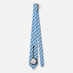 BANJO -TIE-ON BLUE TIE