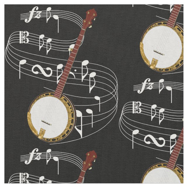 Banjo - tissu foncé (Fermer)