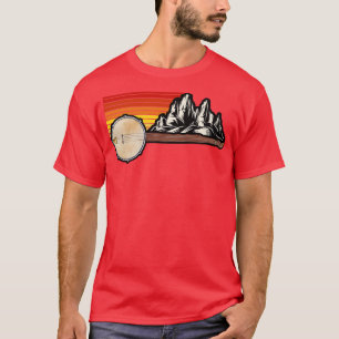 Banjo Vintage Mountains Bluegrass Folk Music Banjo T-Shirt