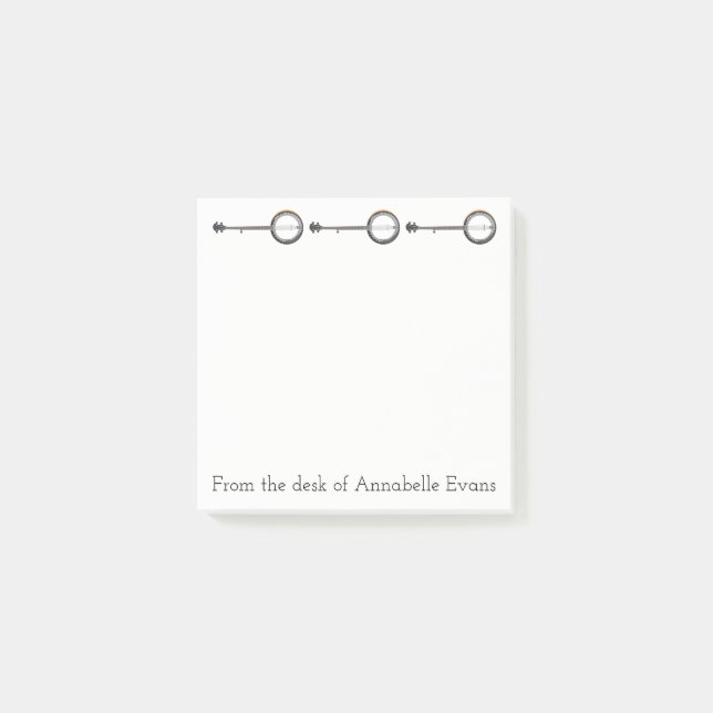 Banjos Personalize Post-it Notes (Front)