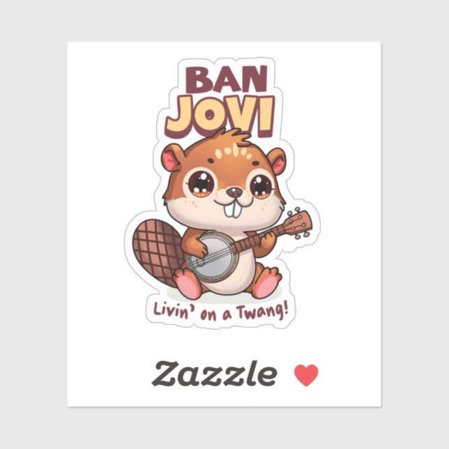 Banjovi Cute Beaver Playing Banjo (Sheet)