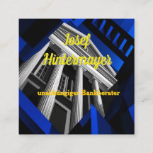 Bank advisor, bank clerkBusiness card