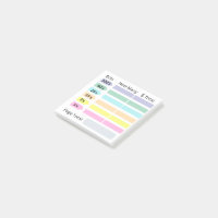 Bank Change Sticky Notes - 50 pages