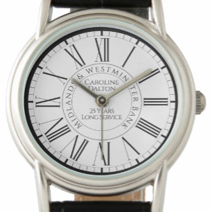 Bank Employee Long Service Award - Personalised Wa Watch