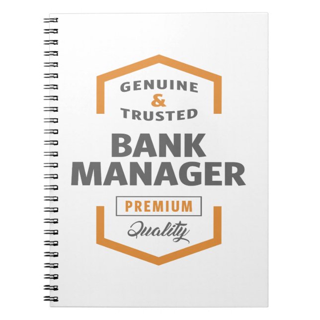 Bank Manager Notebook (Front)