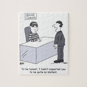Bank Manager's Office Cartoon Jigsaw Puzzle