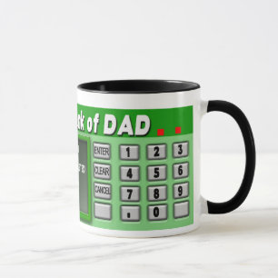 BANK OF DAD MUG - ATM MACHINE - HUMOR