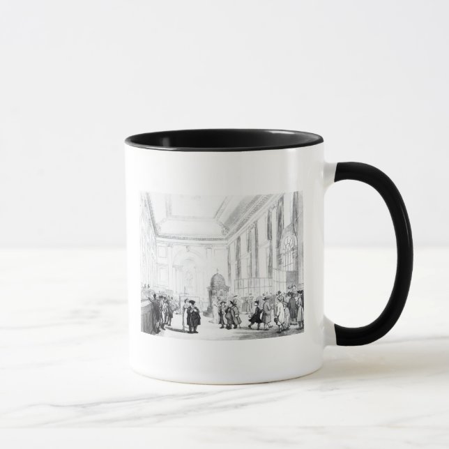 Bank of England, Great Hall, from Ackermann's Mug (Right)