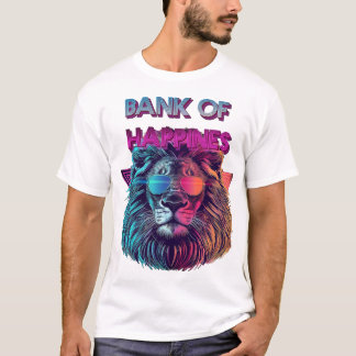 BANK OF HAPPINES T-shirt homme de base | LION TSHI