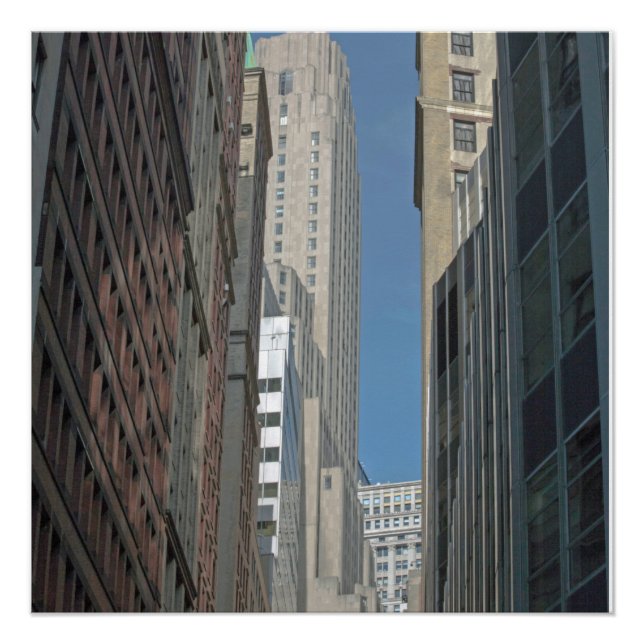 Bank of New York Building Manhattan Poster (Front)