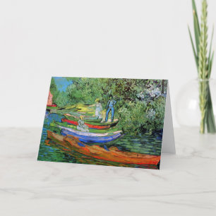 Bank of Oise Auvers Van Gogh Fine Art Card