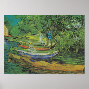 Bank of the Oise at Auvers by Van Gogh Poster