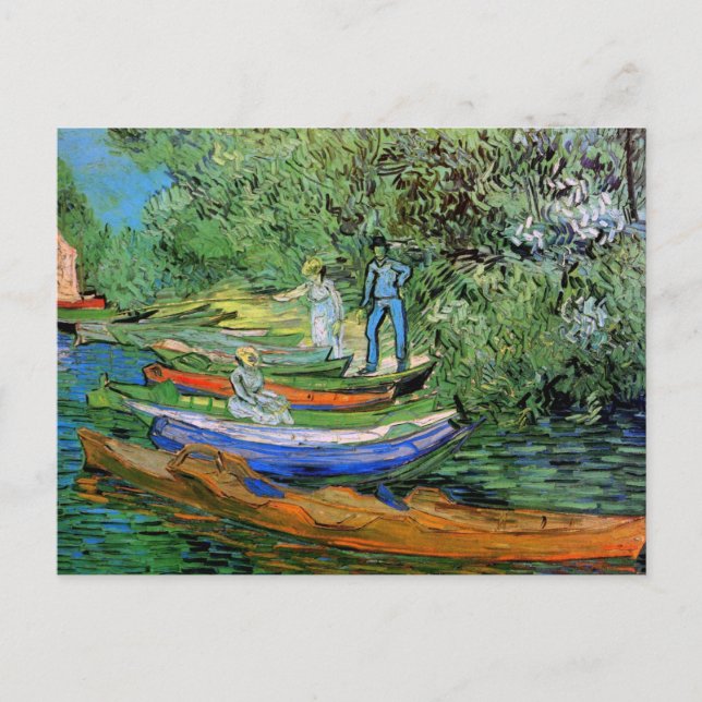 Bank of the Oise at Auvers by Vincent van Gogh Postcard (Front)
