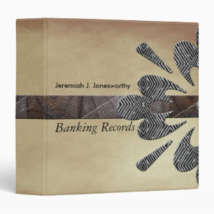Bank Records Avery Binder