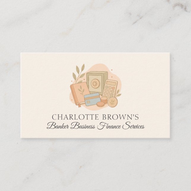 Banking Financial Services Business Card (Front)